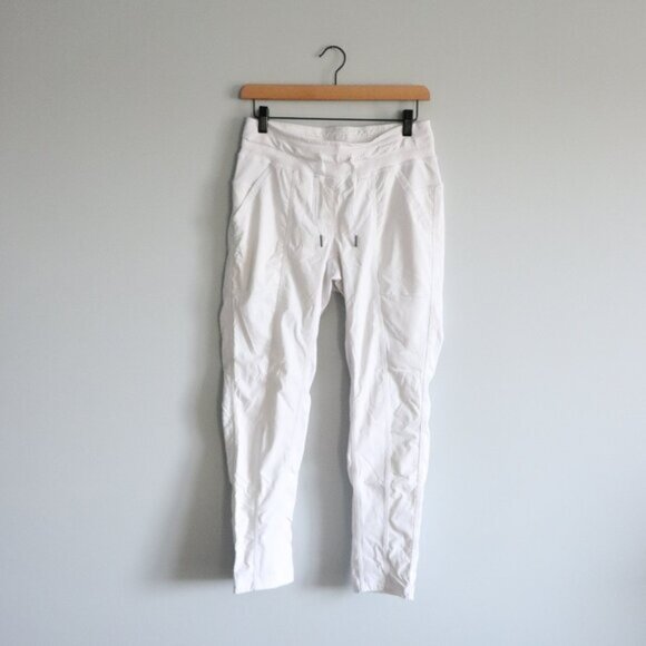 Lululemon Women's Sz 6 White Street To Studio II Active Lightweight Stretch Pant - Picture 1 of 10